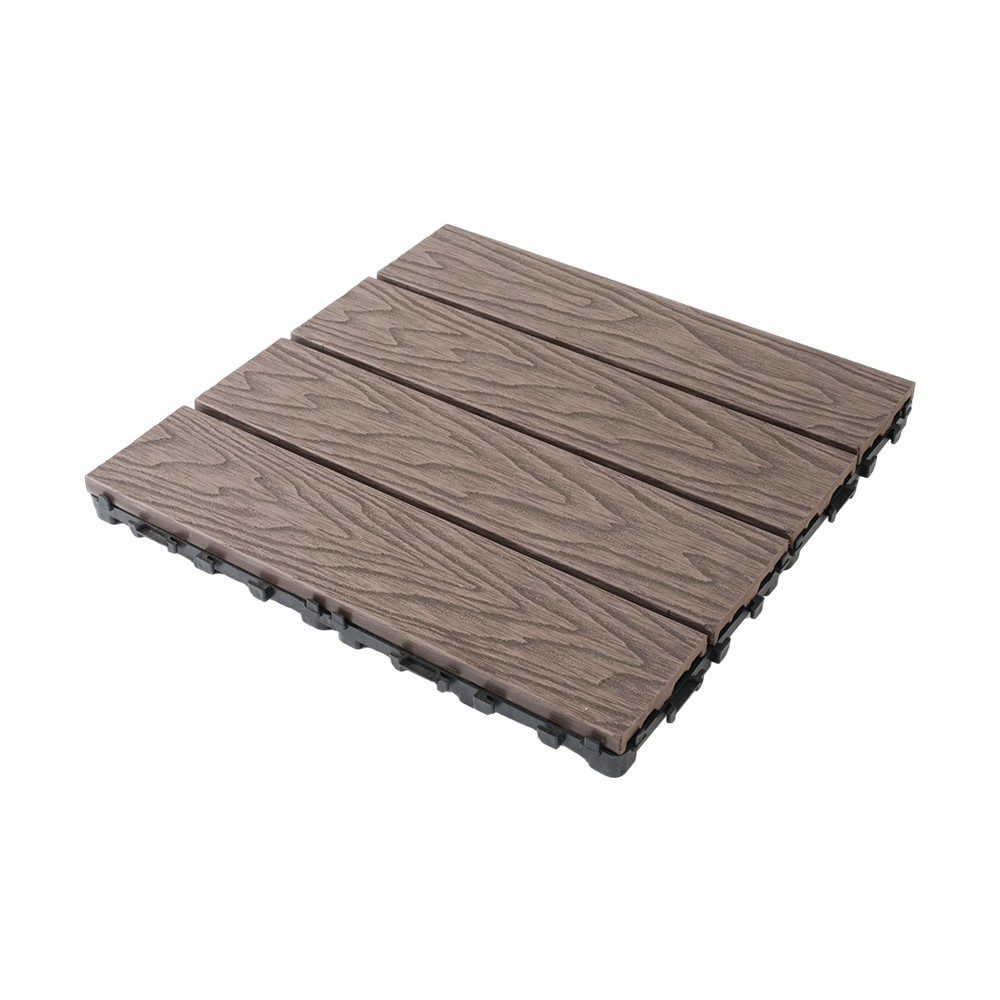 Første generasjon 3D-preget terrassebord