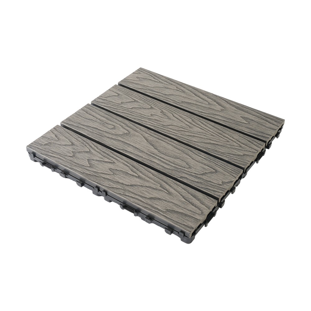 Første generasjon 3D-preget terrassebord