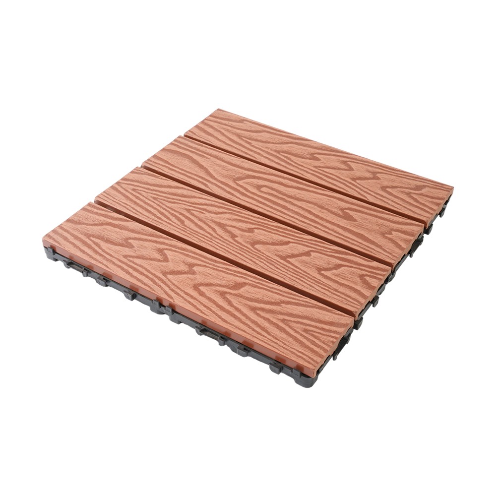 Første generasjon 3D-preget terrassebord