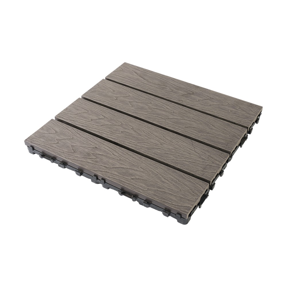 Første generasjon 3D-preget terrassebord