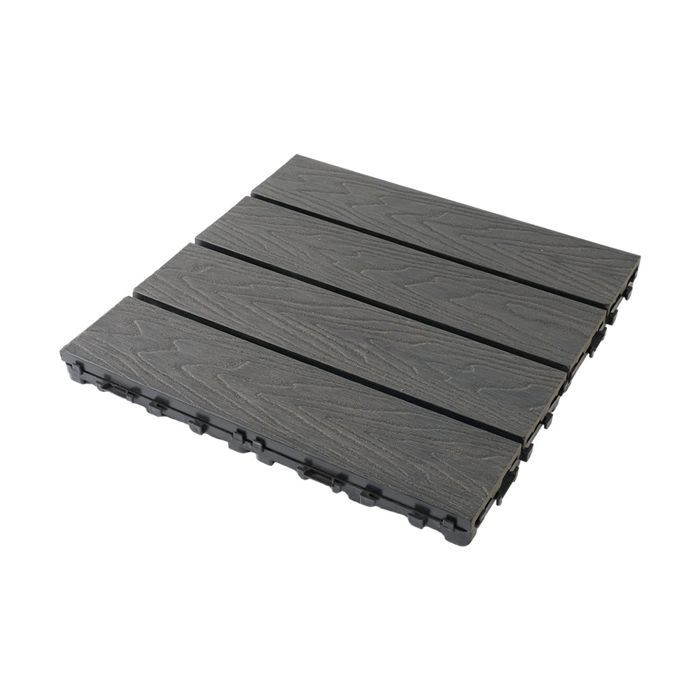 Første generasjon 3D-preget terrassebord