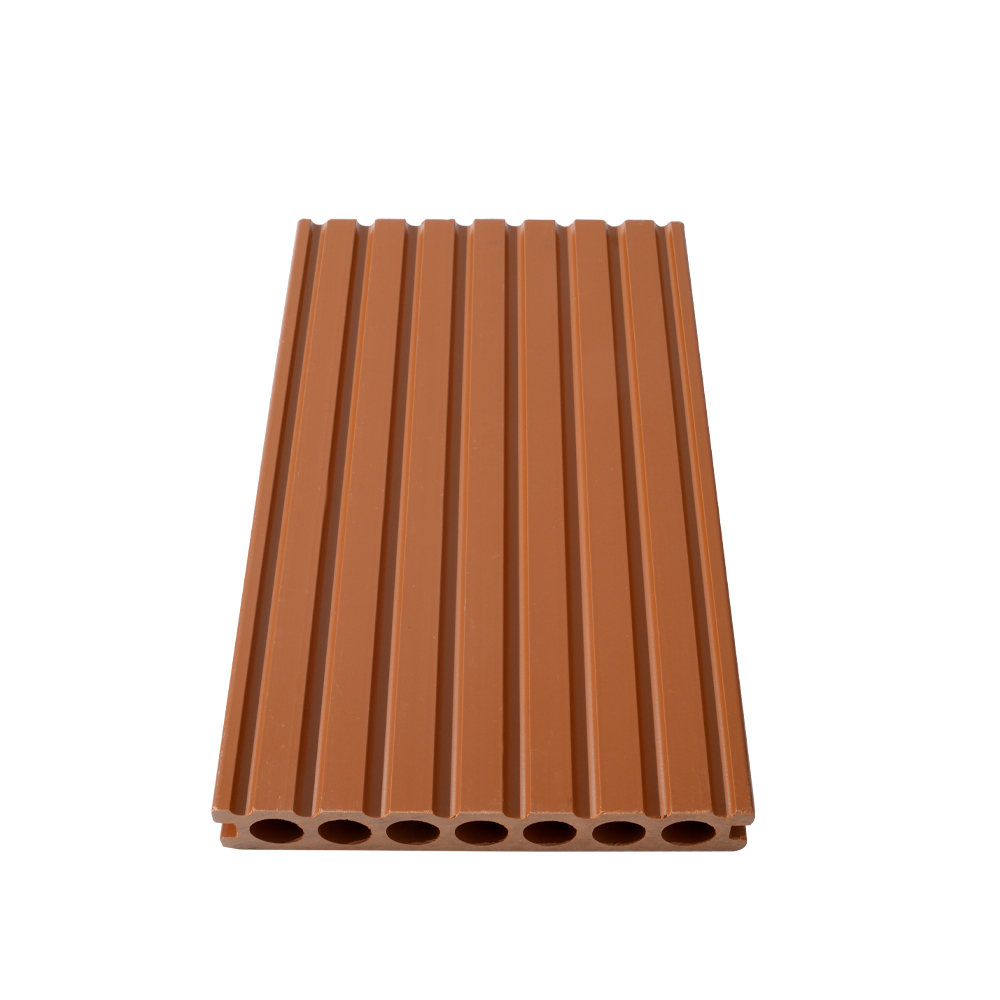 Syv hulls WPC 3D-preget terrassebord